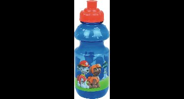 Paw Patrol bidon - 350 ml - kunststof - pop-up - drinkbeker - schoolbeker - beker - Drinkfles voor school
