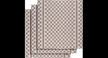 De Witte Lietaer Theedoek Groom-A - 3 stuks - 65 x 70 cm - Katoen