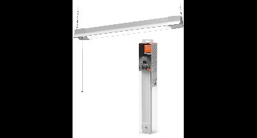 LEDVANCE Office Line Curve Pendel LED werkpleklamp, wit, 24W, 2700lm, concentratieverhogende koudwitte lichtkleur, zeer praktisch, lange levensduur, IP20, 4000K.