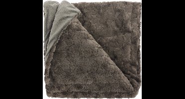 Unique Living - Plaid Veerle 150x200cm - Taupe
