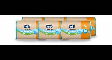 6 x Swirl – Pedaalemmerzakken – Geparfumeerd Ocean Fresh – 5 L – 45 zakken - Voordeelverpakking - 6 stuks