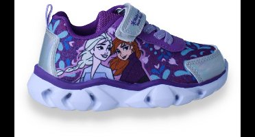 Frozen Meisjes Sneaker Met Lichtjes | Zilver | Maat: 24