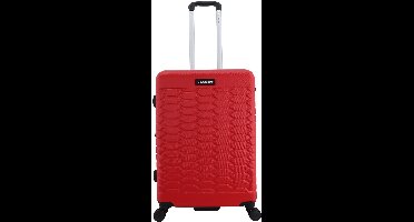 Discovery - Reptile | Harde Koffer / Trolley / Reiskoffer / Valies - 67 cm (Medium) - Rood - Rood / Medium