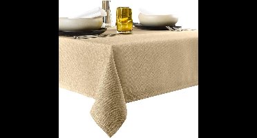De Witte Lietaer Tafellaken Rond, Zand- Ø 190 cm - 100% Polyester