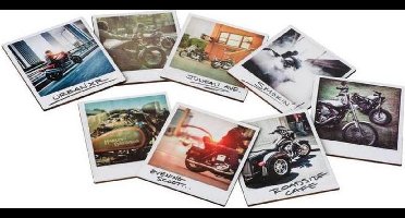 Harley-Davidson Snapshot Polaroid Onderzetterset - LAATSTE KANS