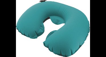 Travelsafe nekkussen opblaasbaar - soft - turquoise