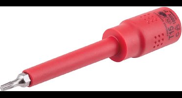 Wurth - VDE-dopsleutel, 3/8 inch, TX, lang - VDE 3/8 inch TX dopsleutel, lang x 1 st Soort aandrijving Binnenvierkant Aansluiting TX15
