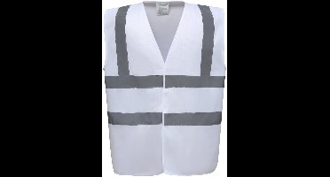 Fluo 2 Band+Brace Waistcoat - White - M - Yoko