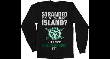 DC Comics Arrow Longsleeve shirt -L- Just Green Arrow It Zwart