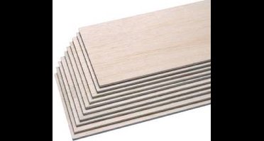 Pichler Modellbau Balsahout plank C6439 (l x b x h) 1000 x 100 x 1 mm 10 stuk(s)