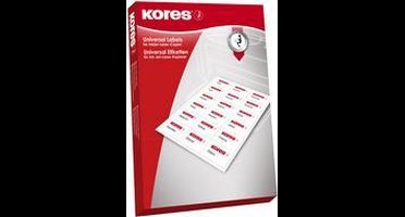 Kores-etiketten op de rug, 99,1mm x 38,1 mm