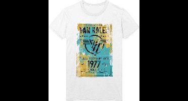 Van Halen - Pasadena '77 Heren T-shirt - 2XL - Wit