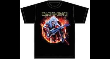 Iron Maiden - Fear Live Flames Heren T-shirt - L - Zwart