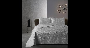 Dreamhouse Velvet Clara - Bedsprei - 260x250 + 2 kussenslopen 60x70 - Antraciet