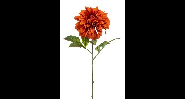 Dahlia Kunstbloem Oranje - Realistisch & Sfeervol - Woondecoratie
