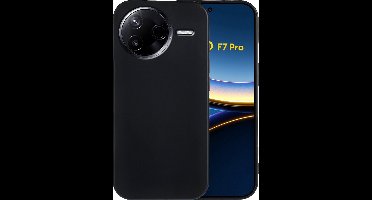 Just in Case hoesje geschikt voor Xiaomi Poco F7 Pro Hoesje Siliconen - Flexibele Case - Zwart