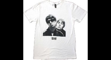 Oasis - Noel & Liam Square Photo Heren T-shirt - 2XL - Wit