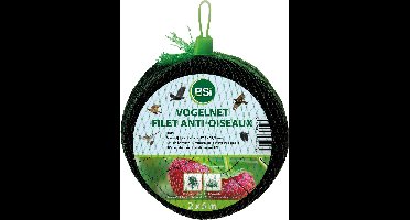 BSI - Vogelnet - Bescherming van planten, fruitbomen en vijver tegen ongewenste vogels - Afweer van vogels - Plantenbescherming - 2 x 5 m