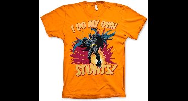 Batman I Do My Own Stunts T-shirt oranje