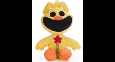 Poppy Playtime Smiling Critters (Geel) Pluche Knuffel 32 cm - Monster Knuffels - Speelgoed voor Kinderen Jongens Meisjes - Roblox Game Plush Toy - Huggy Wuggy & Kissy Missy