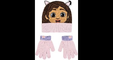 Muts en Wanten Gabby's Dollhouse Roze 2 Onderdelen