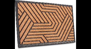DailySupplies® Borstelmat Voor Buiten – Voetenveger Van Kokusrubber – Deurmat Binnen Antislip