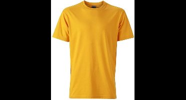 Fusible Systems - Heren James and Nicholson Workwear T-Shirt (Geel)