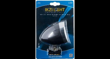 Koplamp Retro LED Zwart Batterij