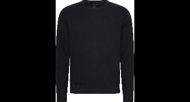 Mario Russo Sweater - Trui Heren - Sweater Heren - Zwart - XXL