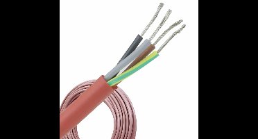Siliconenkabel SiHF 4x0.75mm² per rol 100 meter