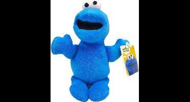 Sesamstraat - Koekiemonster - Knuffel - Cookie Monster - Pluche - Blauw - 20 cm