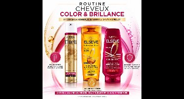 L'Oréal Paris - Haarroutine voor Kleur & Glans – Elnett Haarspray + Color Vive Conditioner + Olie-Shampoo