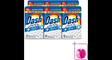 6 x Dash - Witter dan Wit - Snel Oplossend Waspoeder - Witte Was - 70 Wasbeurten - Bulkverpakking - Waspoeder - Douchemop - Witte was