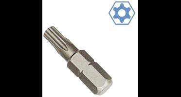 TT30 Torx-bit met gat, 1/4 inch