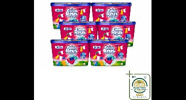 6 x Color Reus - 3+1 Power Caps - Gekleurde Was - 14 Wasbeurten - Wasstrips - Kleurbehoud - Wasmiddel - Wascapsule - Gekleurde Was - Fris Wasgoed