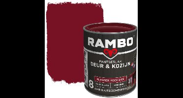 Rambo Pantserlak Deur en Kozijn - 0.75L - Klassiek Rood