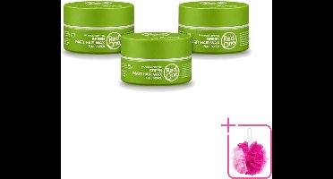 3 x Red One - Haarwax - Groen - Matte Hair Wax - Full Force - 150 ml - Bulkverpakking - Haarwax - Douchemop - Haartypen
