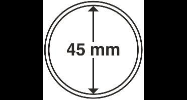Muntcapsules Rond - geschikt voor munten Ø 44 mm. - GRIPS