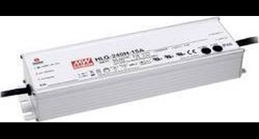 Mean Well HLG-240H-24 LED-driver, LED-transformator Constante spanning, Constante stroomsterkte 240 W 10 A 24 V/DC PFC-