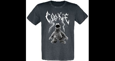 Sesame Street Cookie Monster - Krümelmonster Heren T-shirt - zwart - M