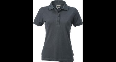 James and Nicholson Dames/dames Werkkleding Poloshirt (Koolstof)