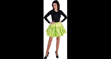 Magic Design Verkleed Rok Dames Satijn Groen Maat L