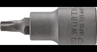Wurth - 1/2 inch dopsleutel TX kort - 1/2 inch dopsleutel-inzetstuk Voor TX-schroeven, kort Aansluiting TX47 Soort aandrijving Binnenvierkant