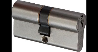 Nemef veiligheidscilinder 111/9 - Gelijksluitend - Met boorbelemmering - Anti slagpick - SKG** - Lengte 60mm - Met 8 sleutels - 4 cilinders in verpakking