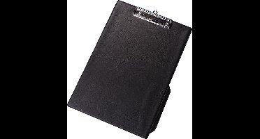 Q-CONNECT klemplaat, PP, ft A4, zwart 12 stuks