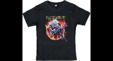 Iron Maiden Metal-Kids - Fear Live Flame Unisex T-shirt - zwart - 116