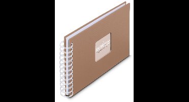 Hama Spiraal fotoalbum - Fine Art - 24x17 - 50 pagina's - Mousse