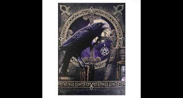 Canvas - Talisman Raven - Lisa Parker - 50x70 cm - Multicolours