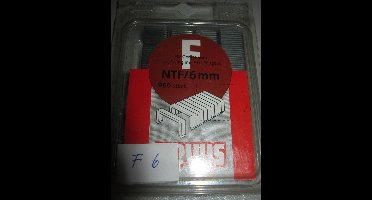 Novus Nietjes Gegalvaniseerd voor Tacker 6mm/NTF 960 stuks F-serie
