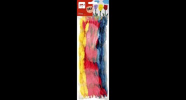 Apli - Chenille draad - Pijpenragers hobbelig assorti 6 mm x 30 cm - 50 stuks